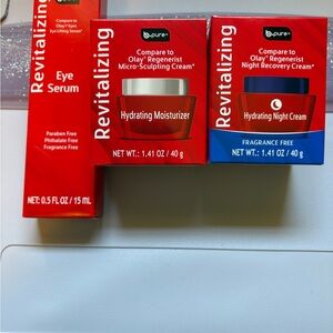 Revitalizing Hydrating Moisturizer and Night Cream - Red